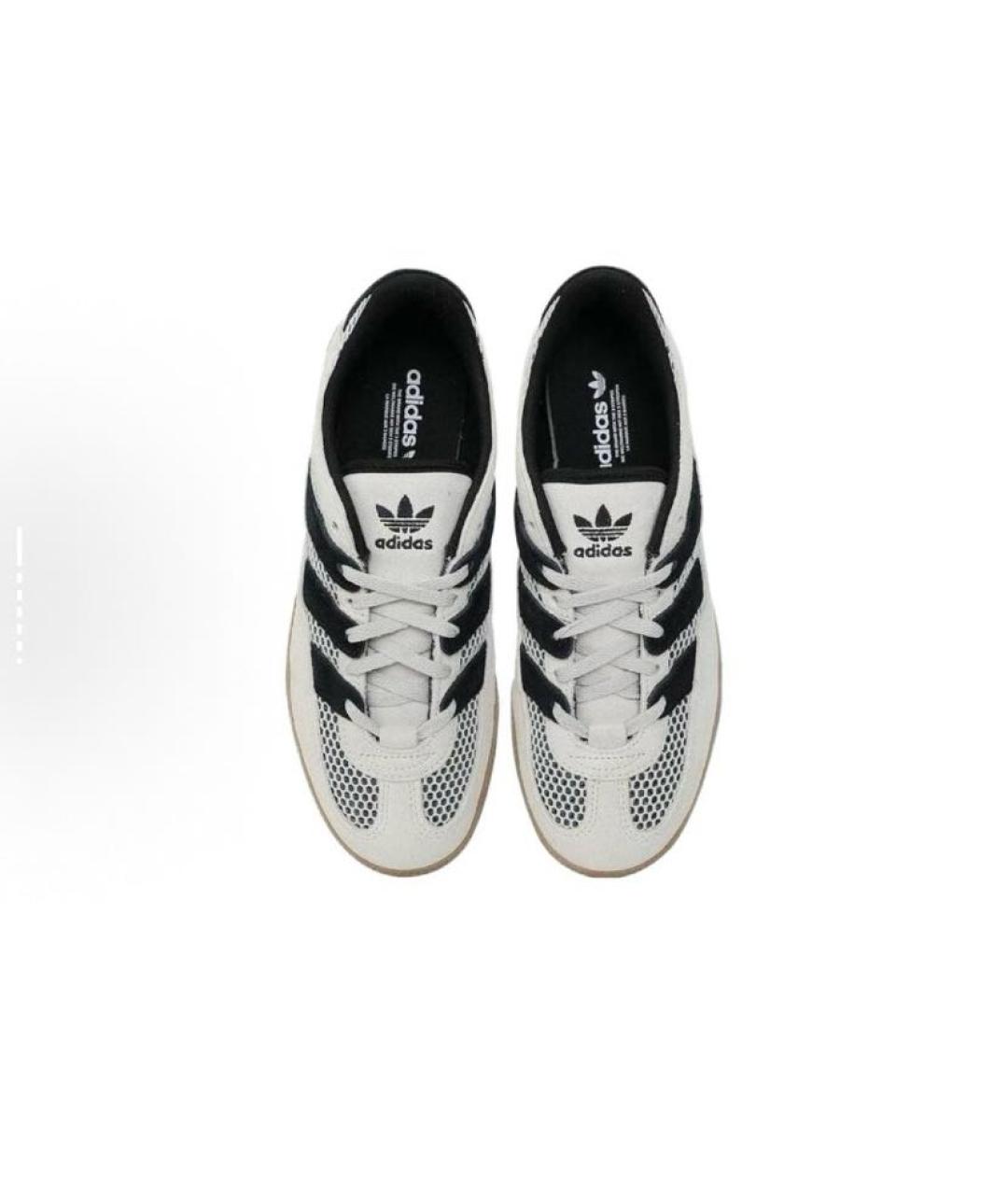 ADIDAS Бежевые замшевые кроссовки, фото 4