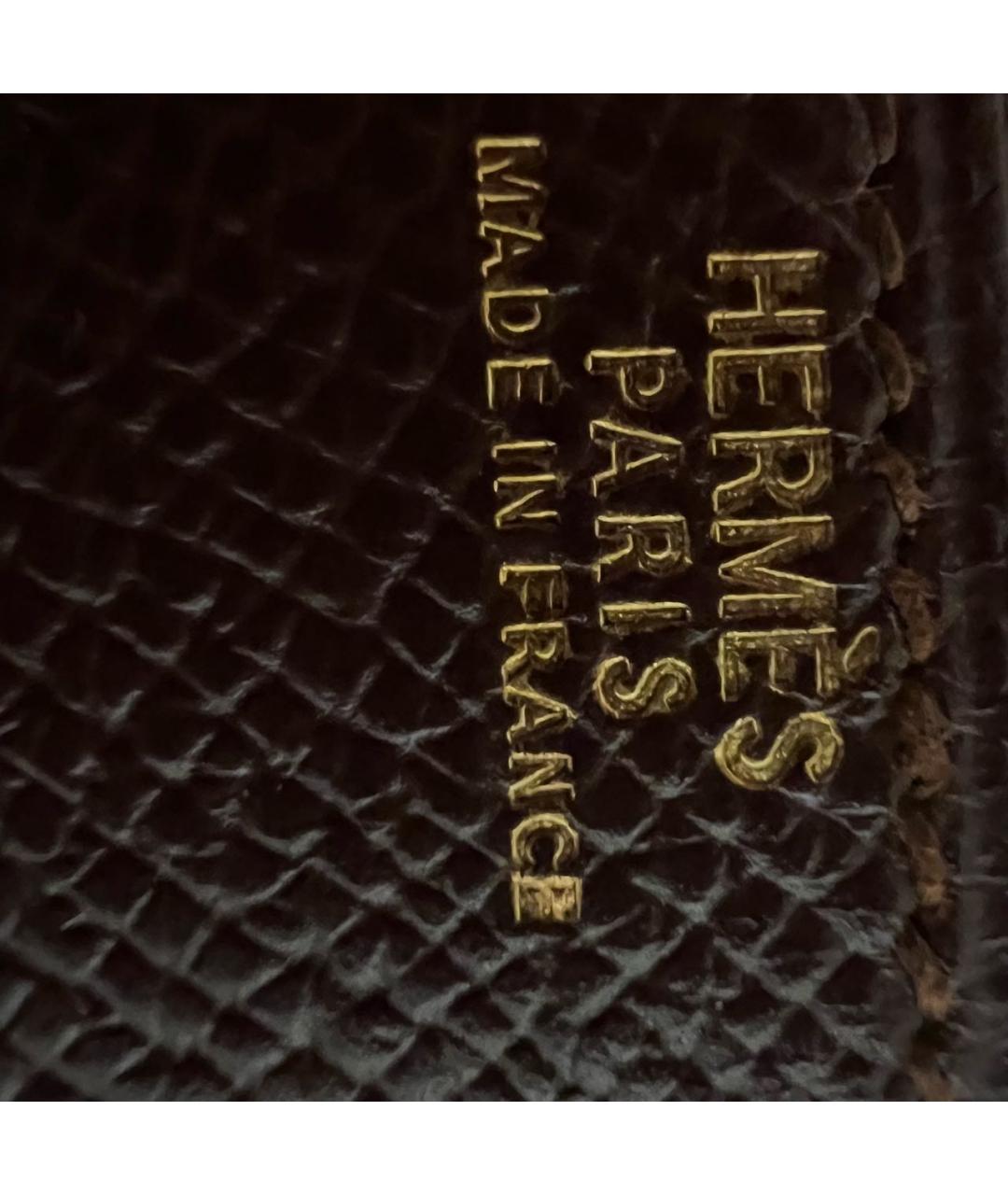 HERMES Коричневая кожаная поясная сумка, фото 5