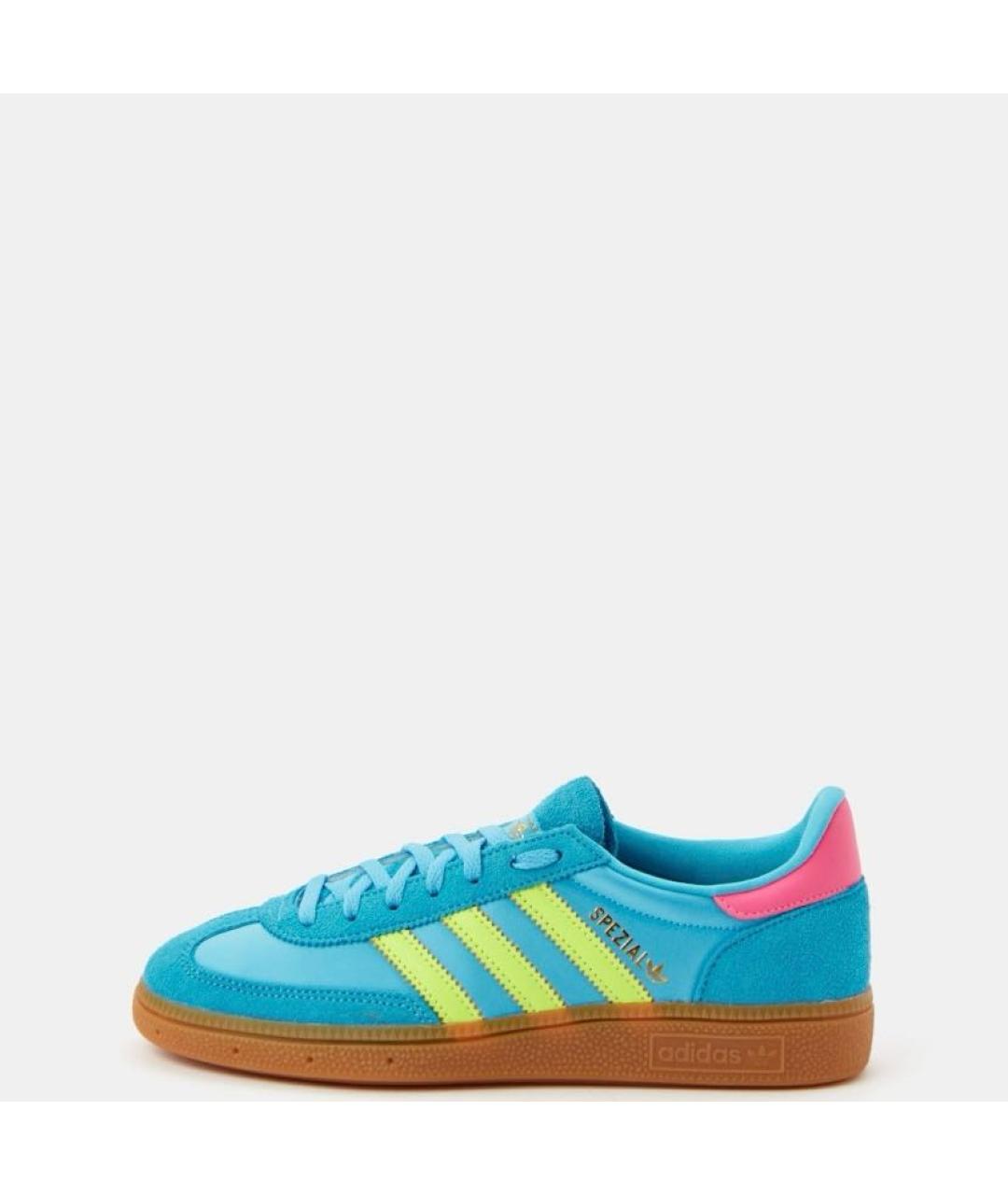 ADIDAS Бирюзовые текстильные кроссовки, фото 2