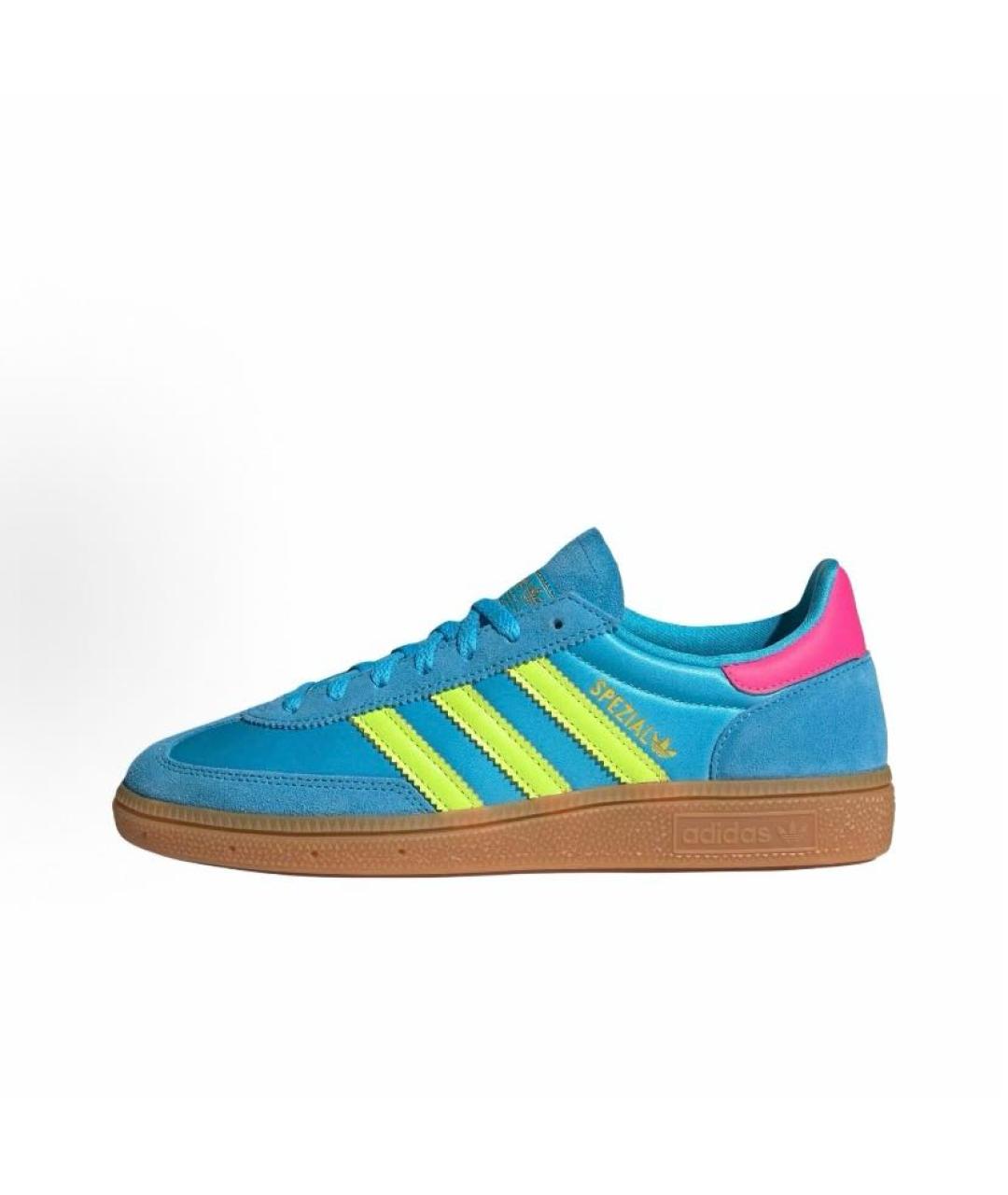 ADIDAS Бирюзовые текстильные кроссовки, фото 3