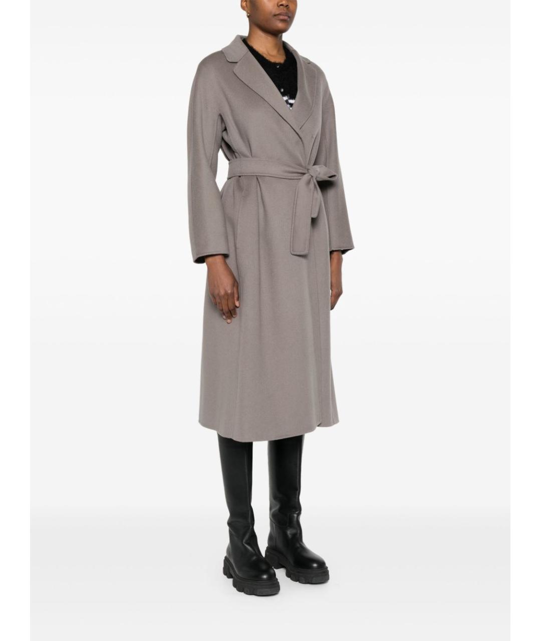 'S MAX MARA Серое пальто, фото 3