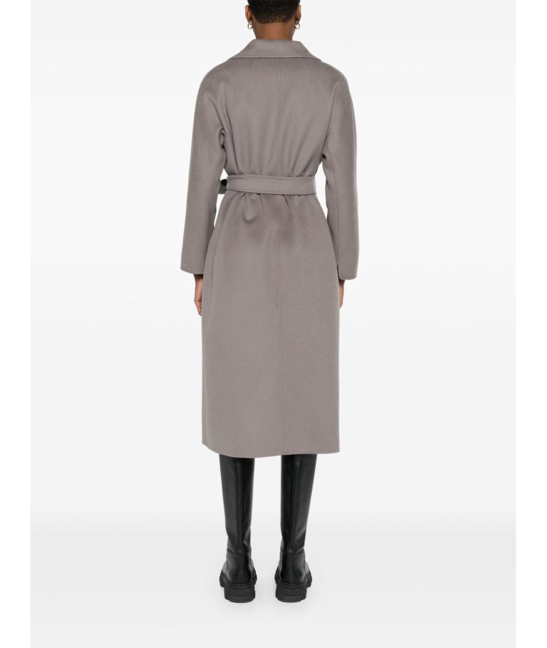 'S MAX MARA Серое пальто, фото 4