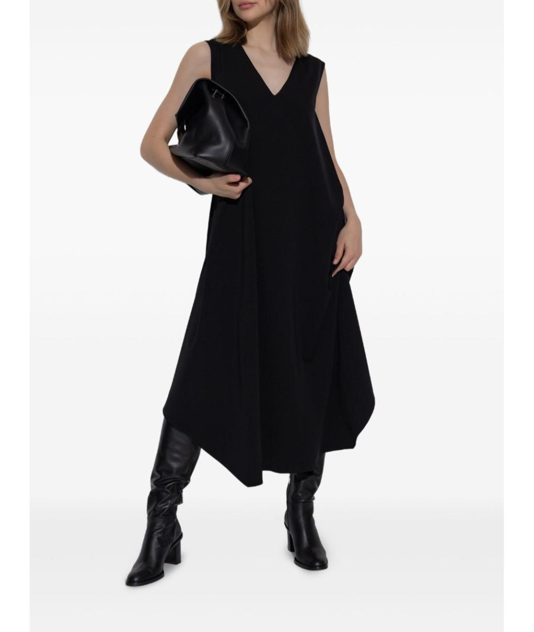SPORTMAX Черное платье, фото 2