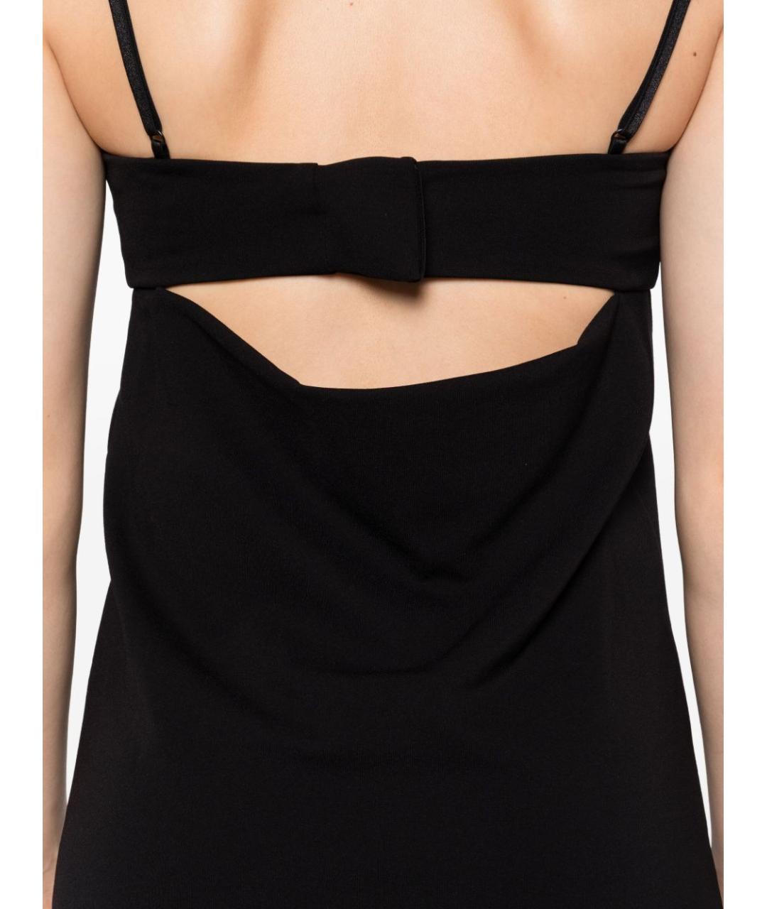 SPORTMAX Черное платье, фото 5