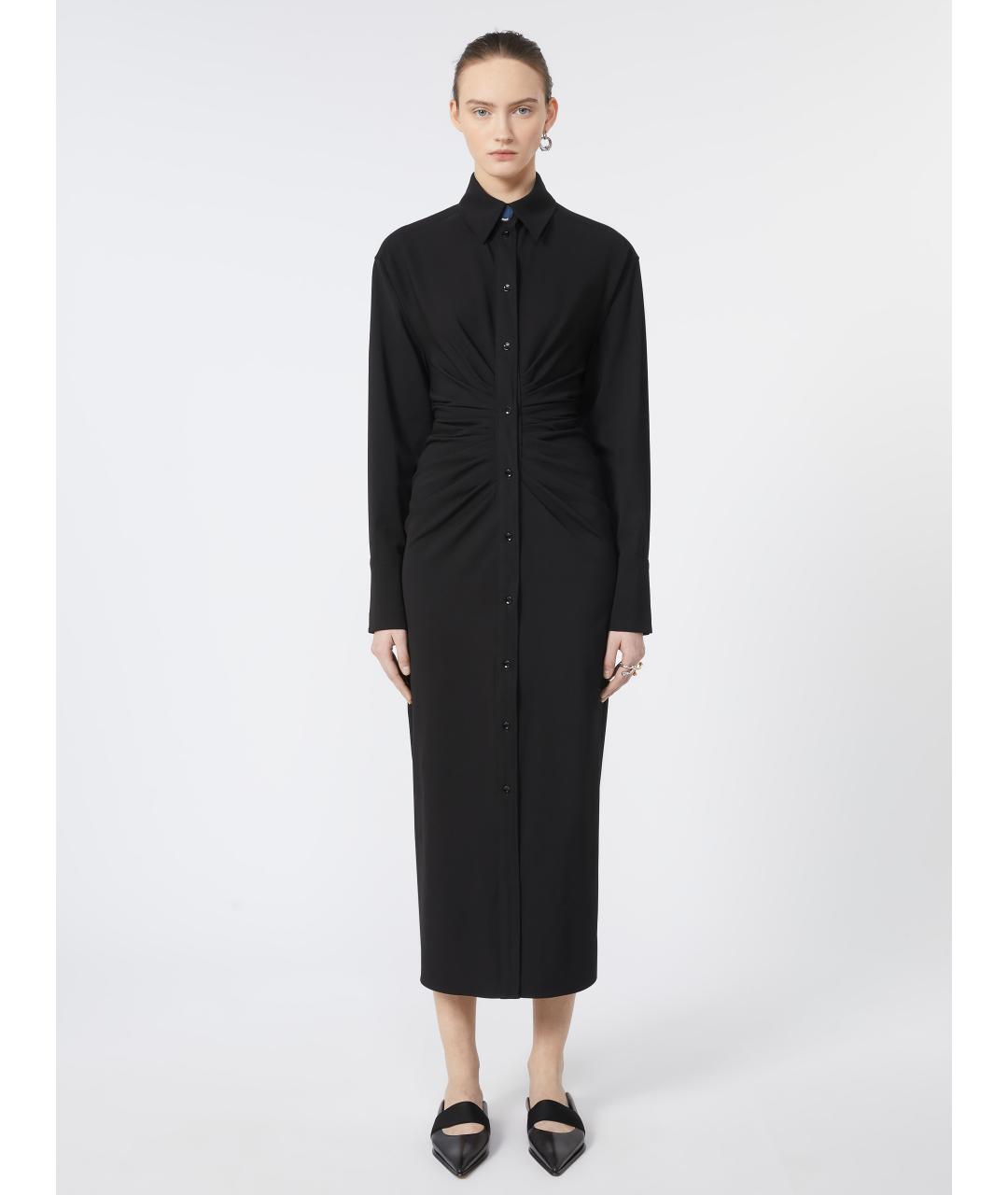 SPORTMAX Черное платье, фото 3