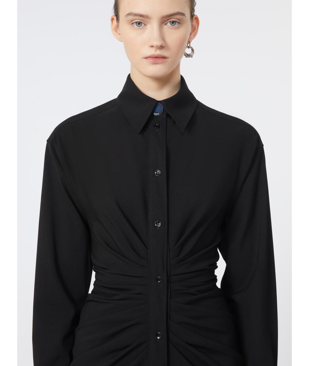 SPORTMAX Черное платье, фото 5