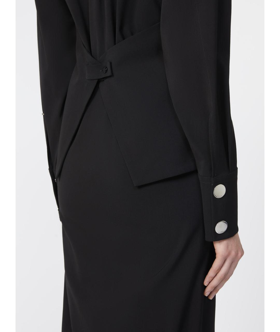 SPORTMAX Черное платье, фото 6