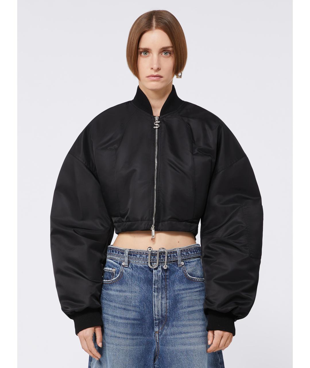 SPORTMAX Черная куртка, фото 3