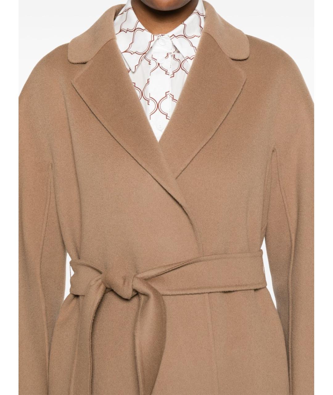 'S MAX MARA Коричневое пальто, фото 5