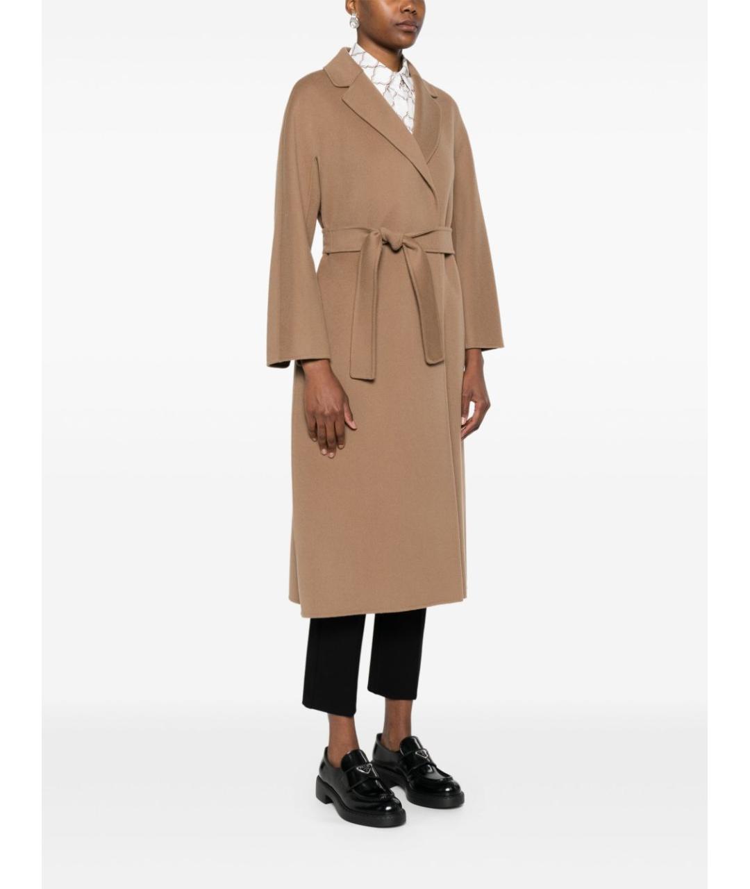 'S MAX MARA Коричневое пальто, фото 3