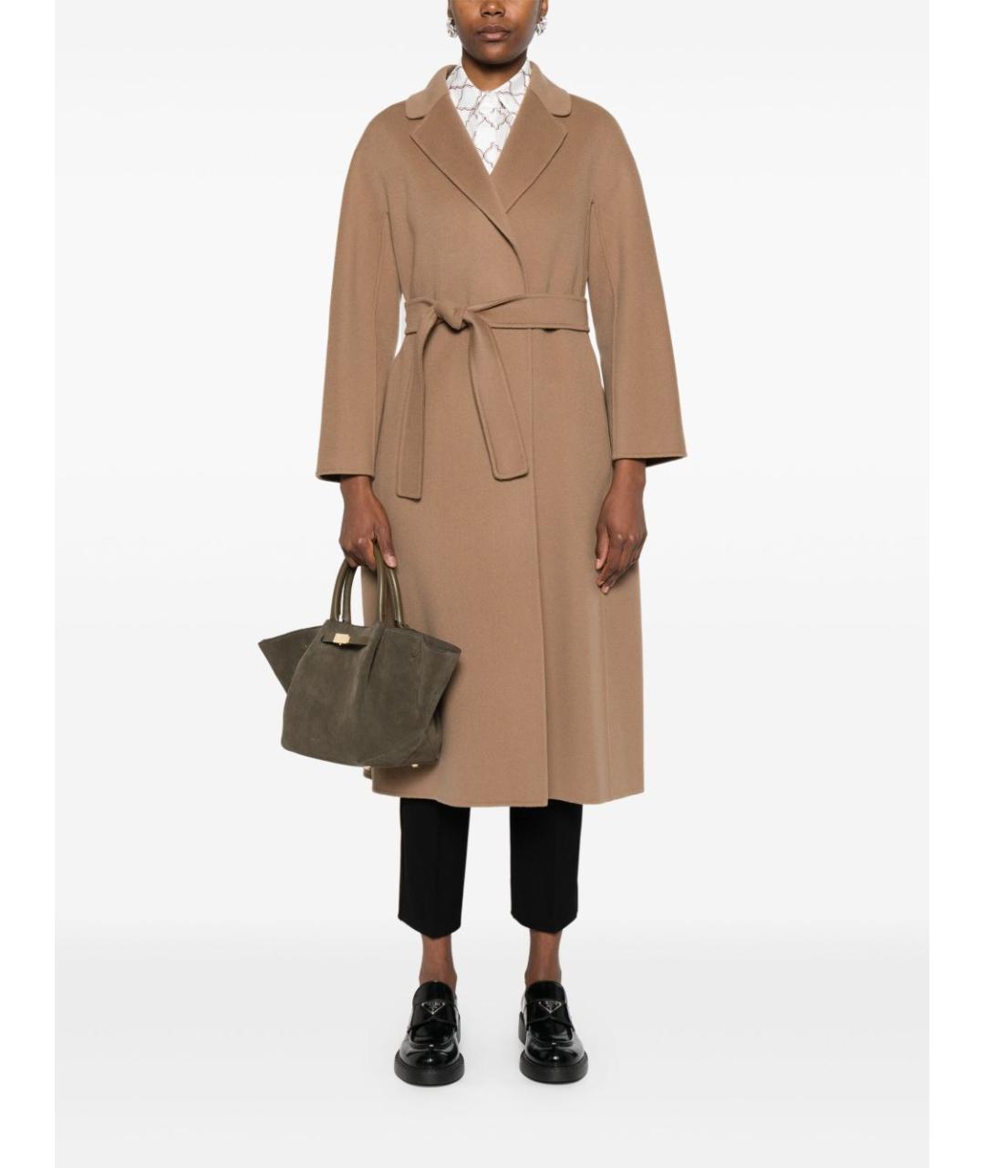 'S MAX MARA Коричневое пальто, фото 2