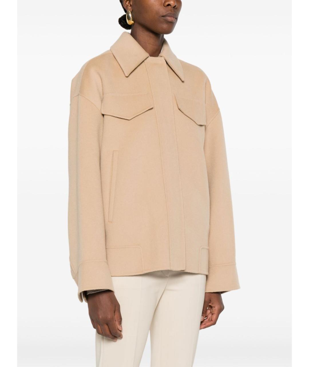 SPORTMAX Бежевое пальто, фото 3