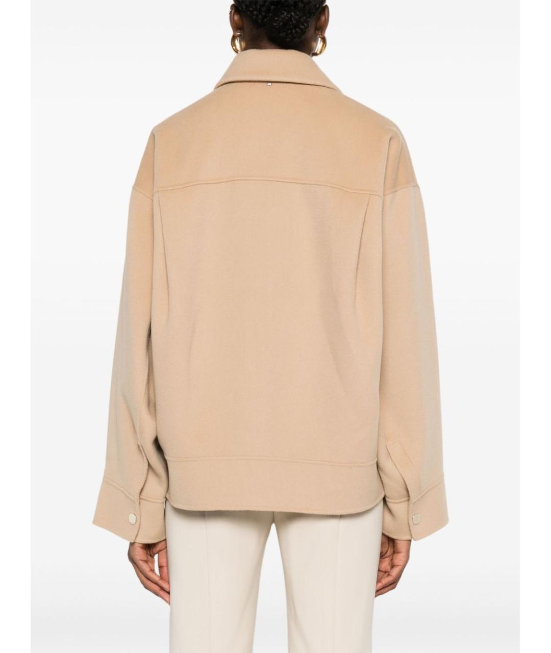 SPORTMAX Бежевое пальто, фото 4