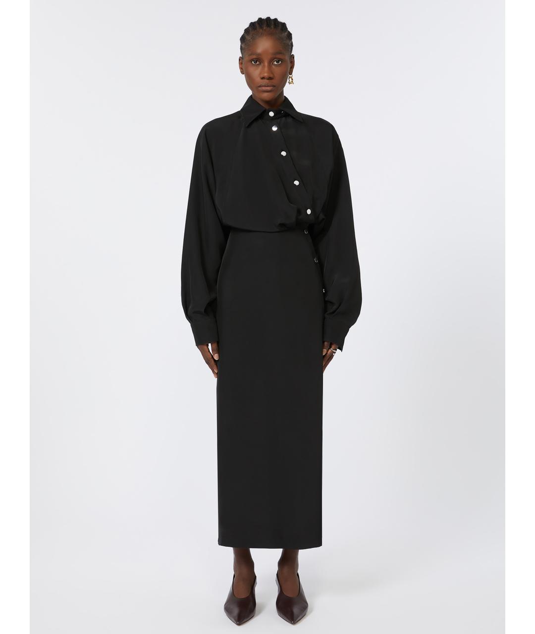 SPORTMAX Черное платье, фото 3