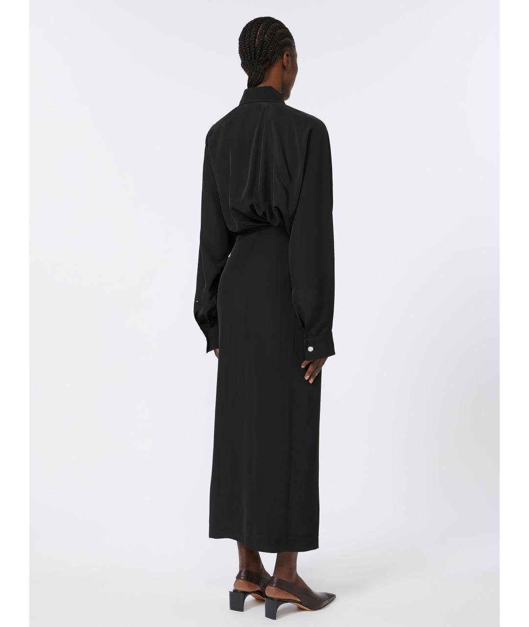 SPORTMAX Черное платье, фото 4