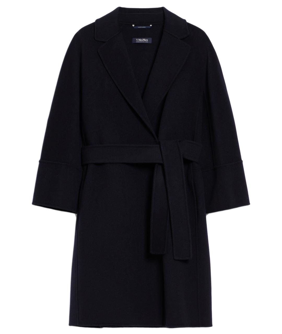 'S MAX MARA Черное пальто, фото 1