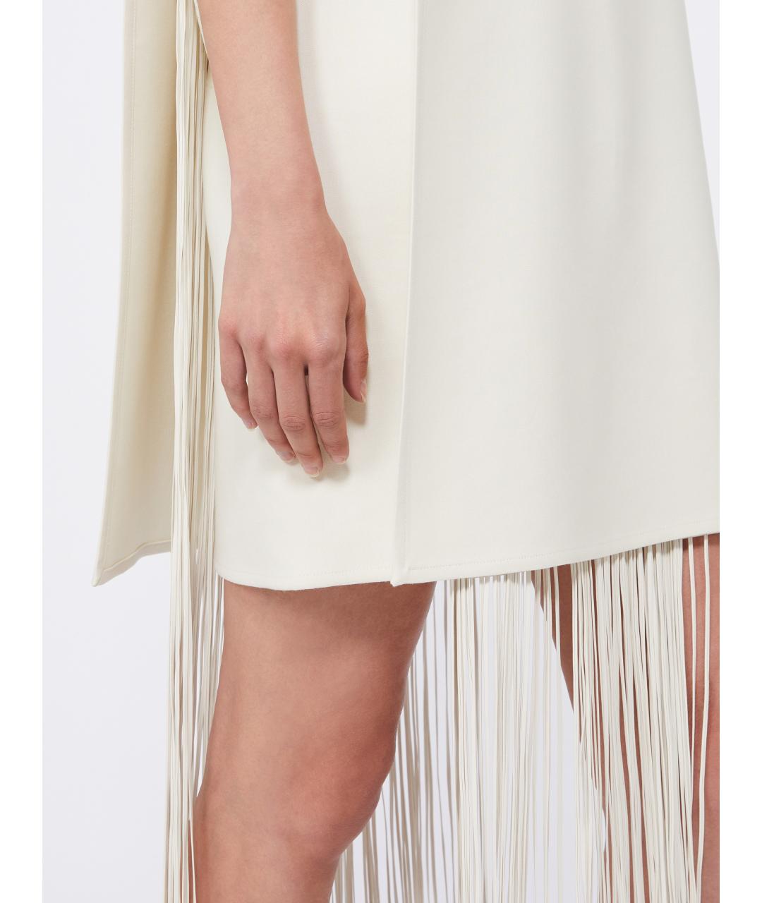 SPORTMAX Белое платье, фото 5