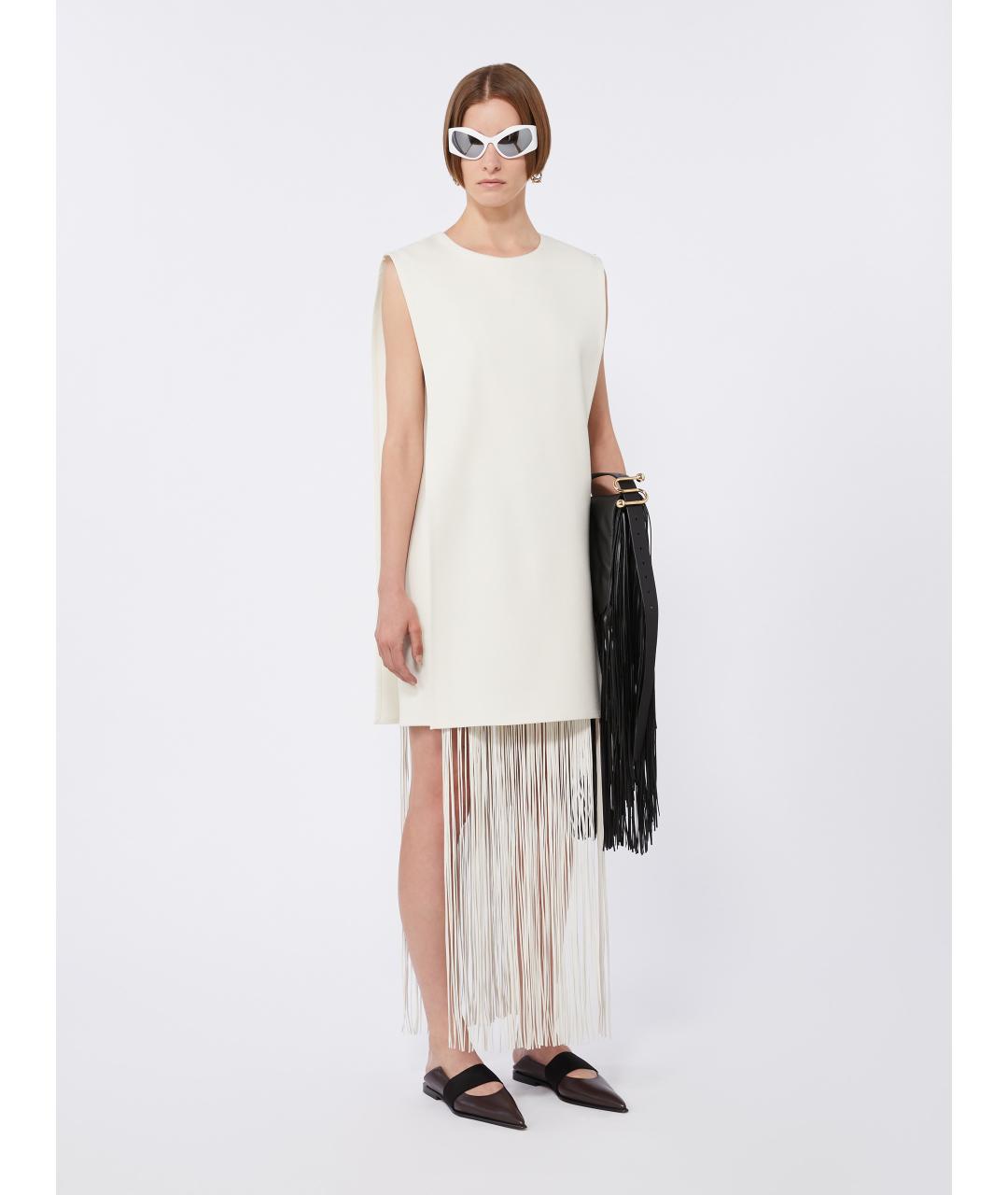 SPORTMAX Белое платье, фото 2