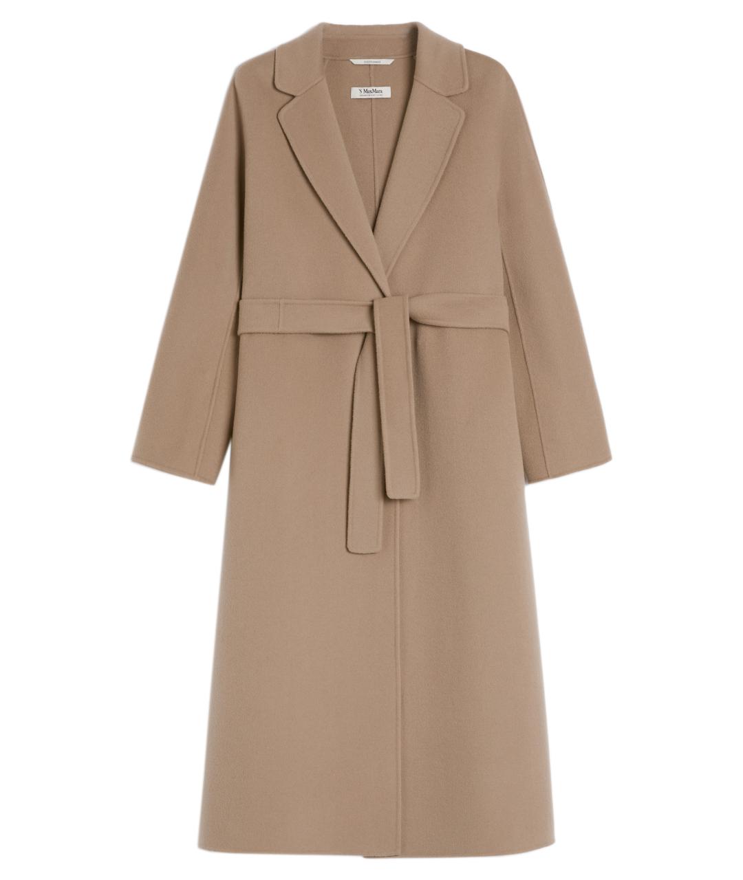 'S MAX MARA Бежевое пальто, фото 1