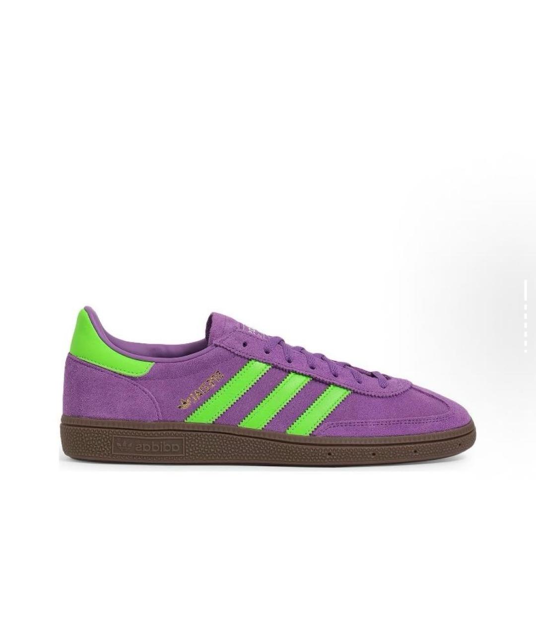 ADIDAS Фиолетовые замшевые кроссовки, фото 7