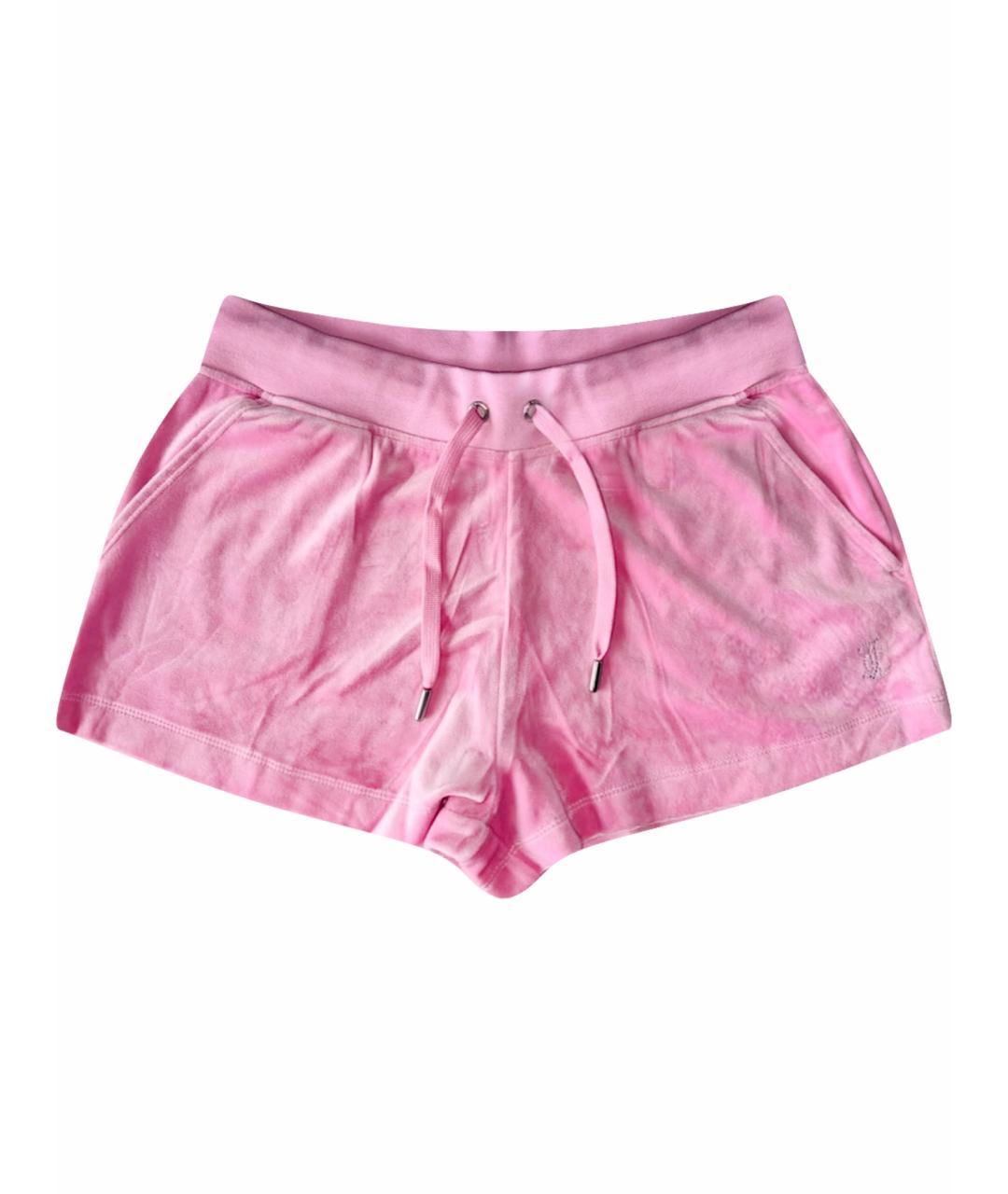JUICY COUTURE Розовые полиэстеровые шорты, фото 1