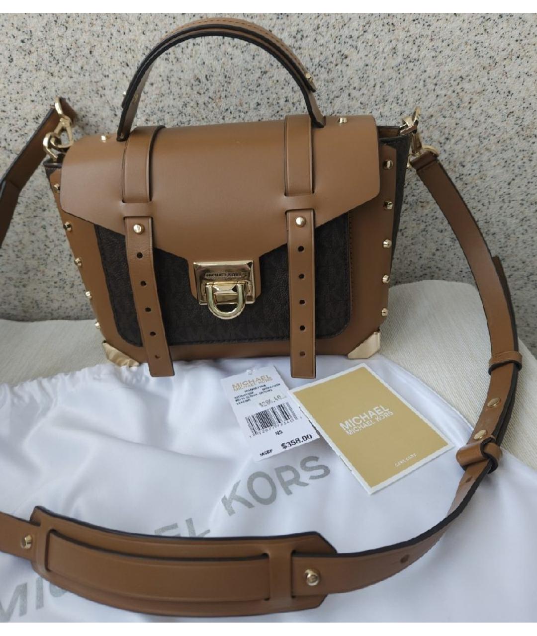 MICHAEL KORS Кожаная сумка через плечо, фото 2