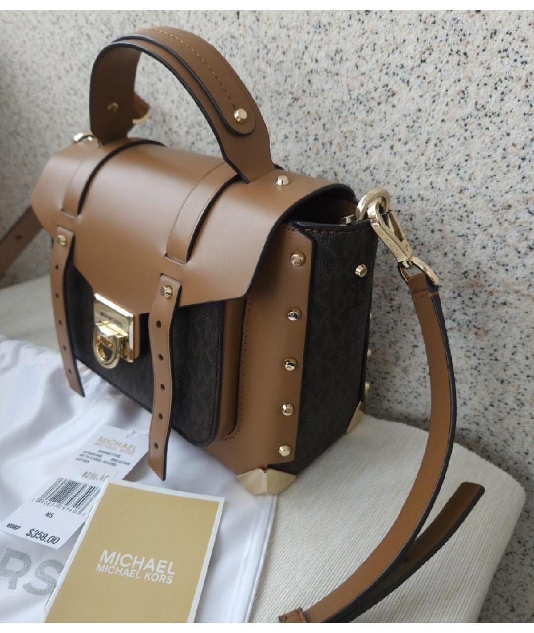 MICHAEL KORS Кожаная сумка через плечо, фото 4