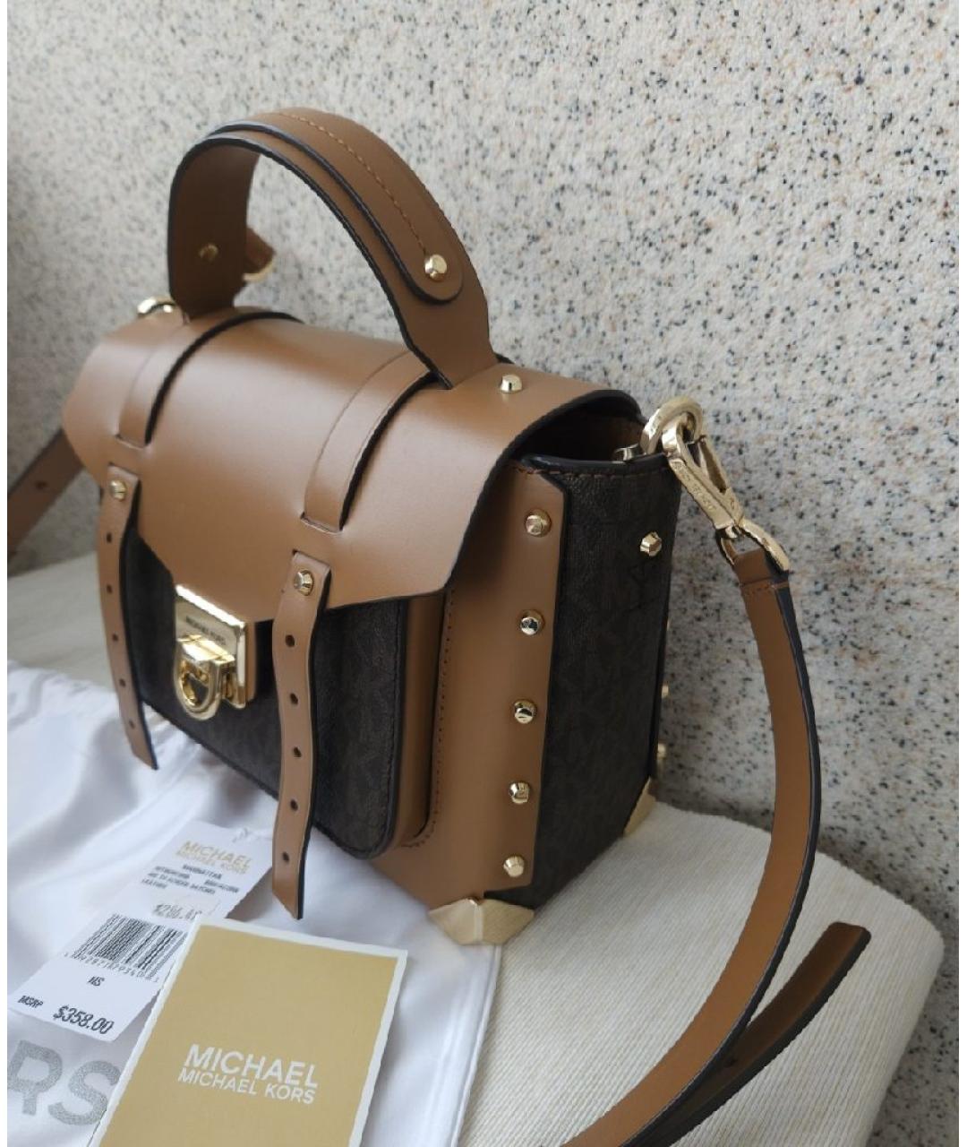 MICHAEL KORS Кожаная сумка через плечо, фото 8