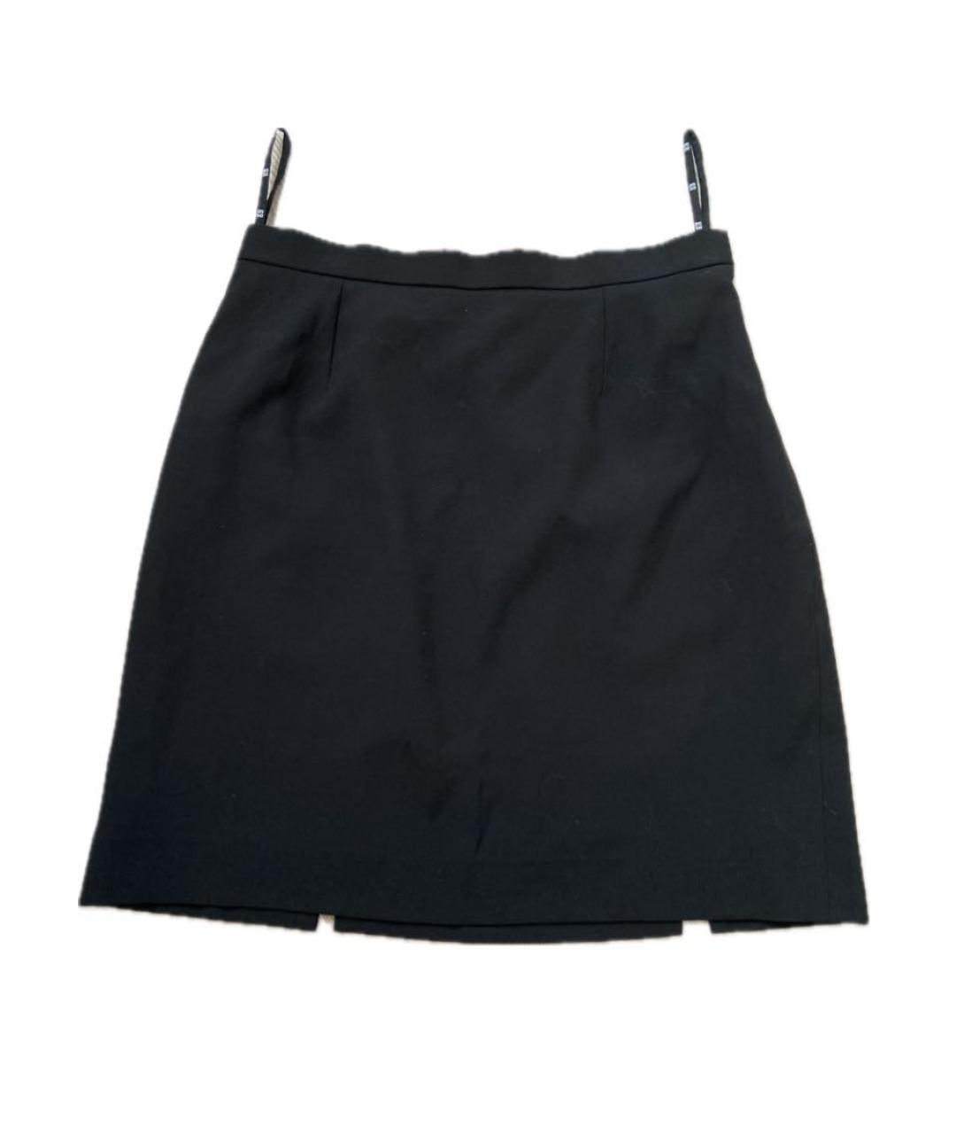 GIVENCHY Черная ацетатная юбка миди, фото 1