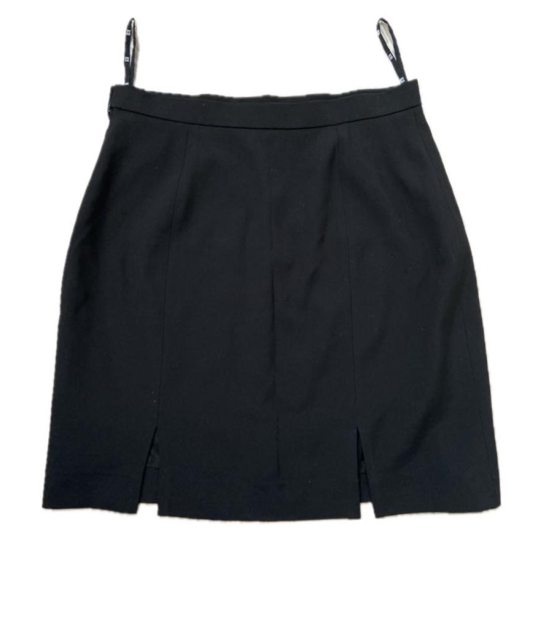 GIVENCHY Черная ацетатная юбка миди, фото 2