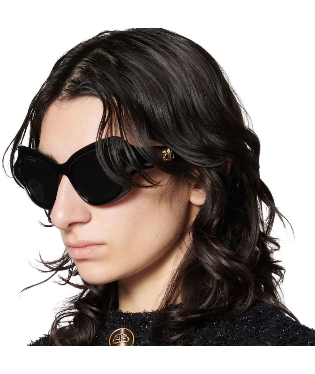 BALENCIAGA Черные солнцезащитные очки, фото 4