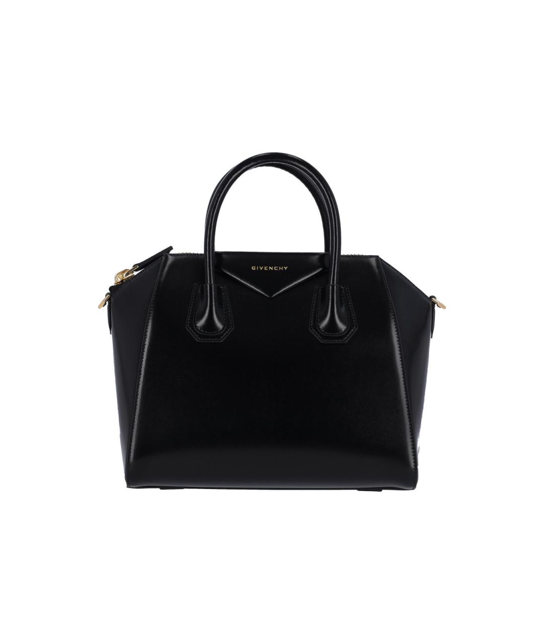 GIVENCHY Черная кожаная сумка тоут, фото 1
