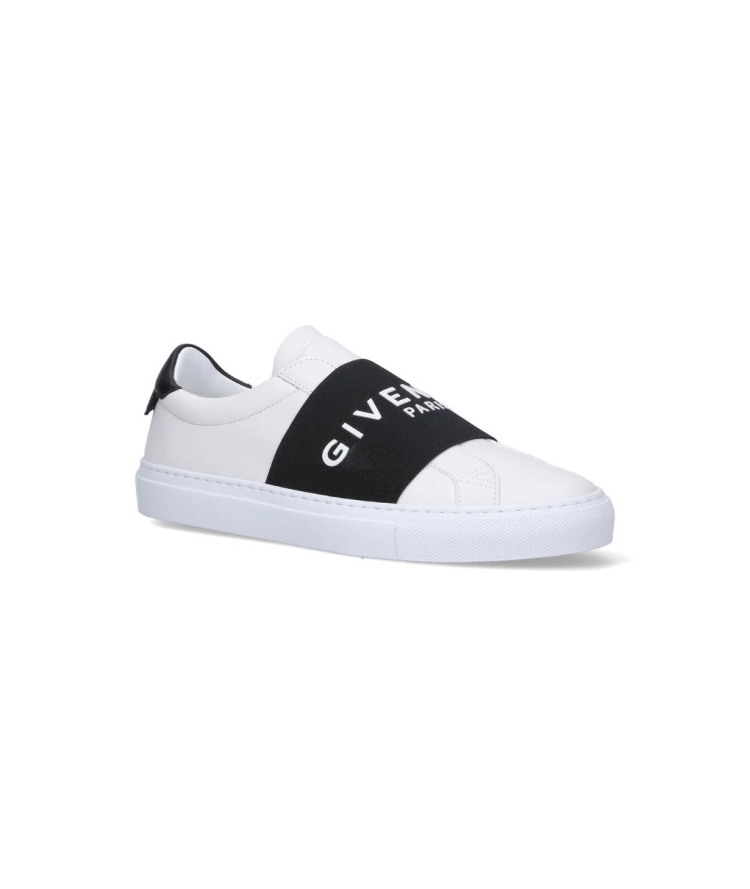 GIVENCHY Белые кожаные слипоны, фото 2