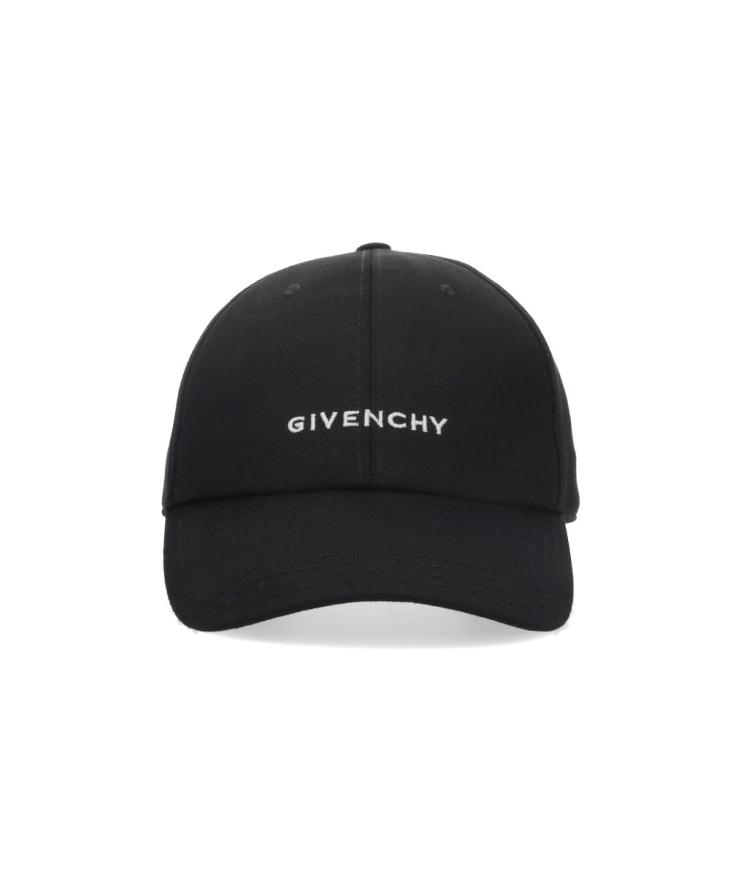 GIVENCHY Черная хлопковая кепка, фото 1