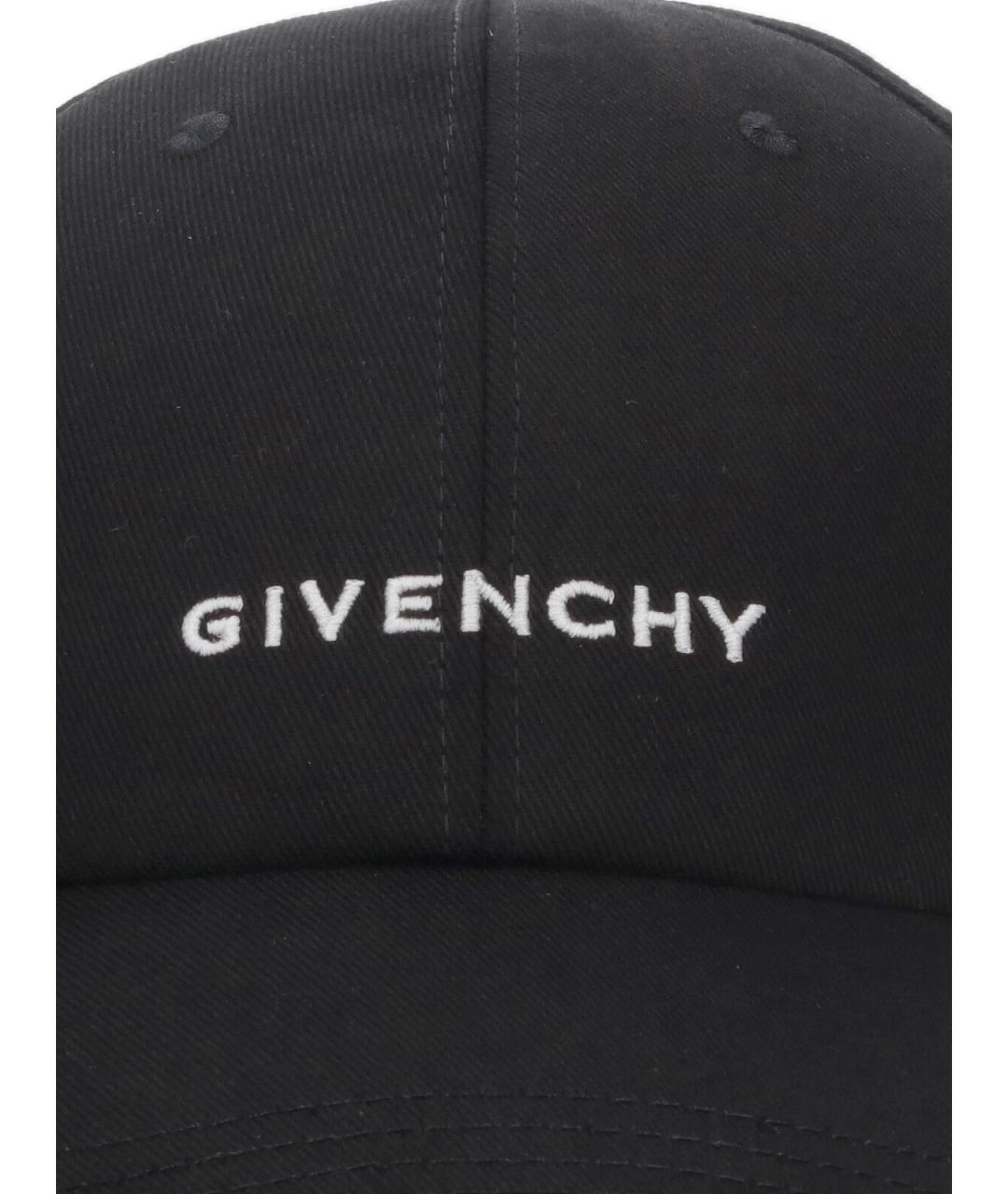 GIVENCHY Черная хлопковая кепка, фото 3