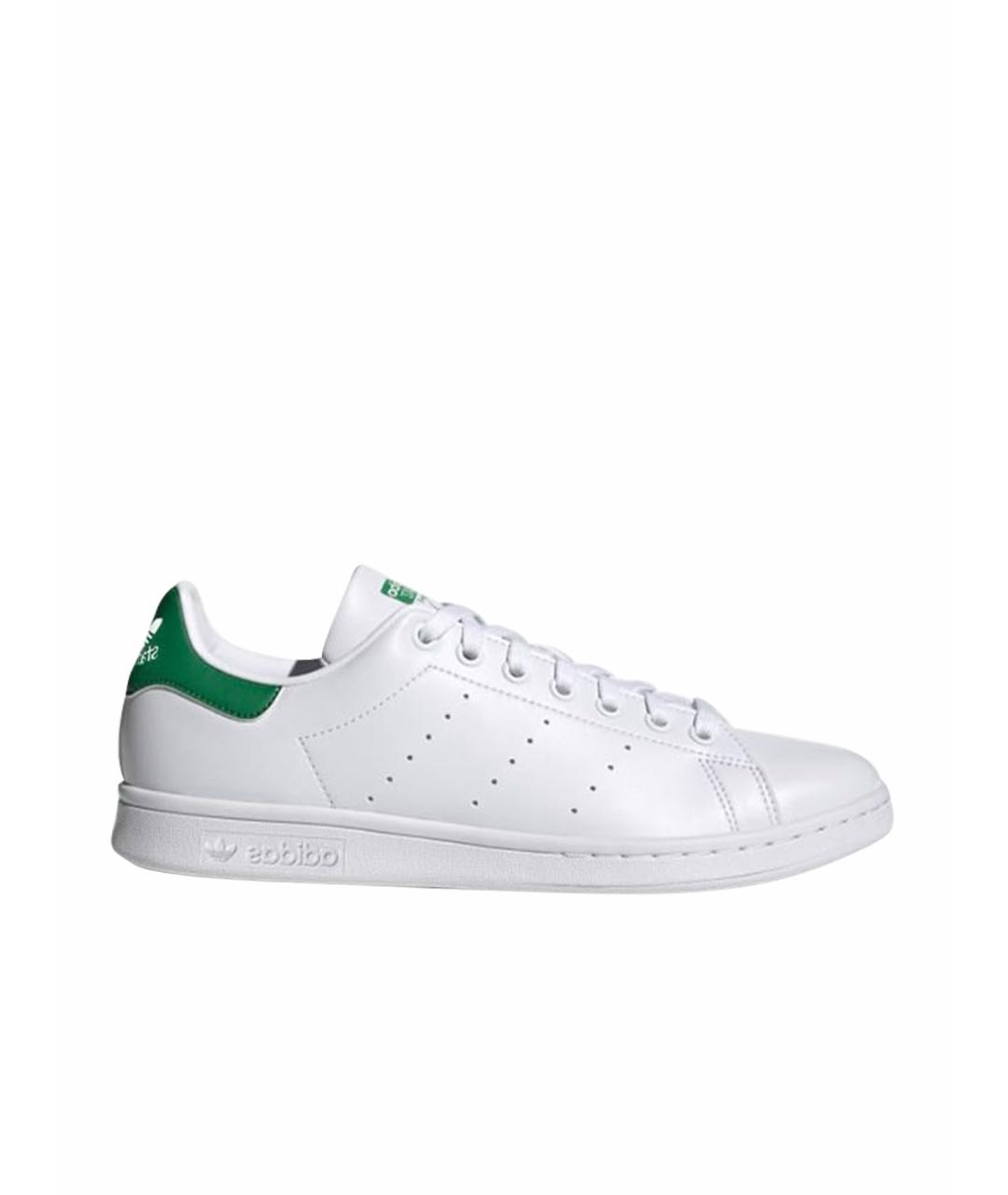 ADIDAS Белые кожаные кроссовки, фото 1