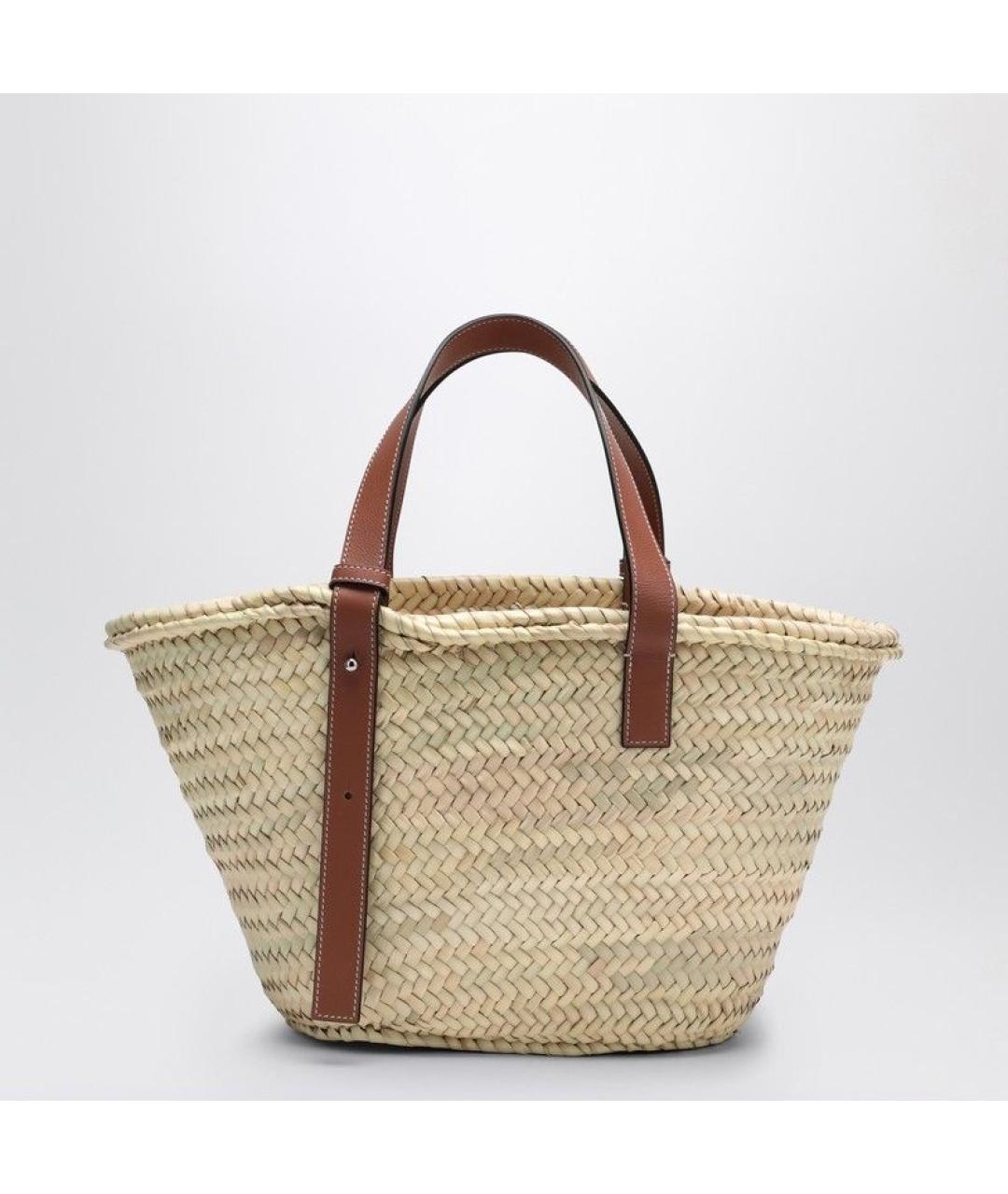 LOEWE Бежевая сумка тоут, фото 2