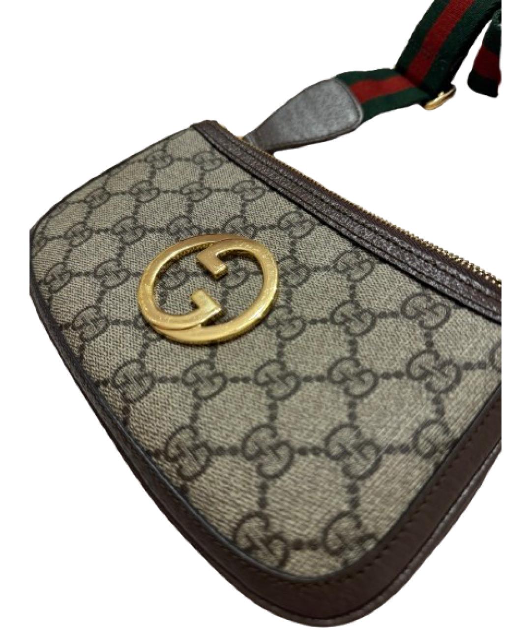 GUCCI Бежевая сумка через плечо, фото 2