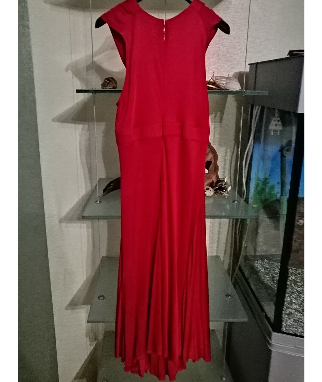 CELINE PRE-OWNED Красное вискозное коктейльное платье, фото 2