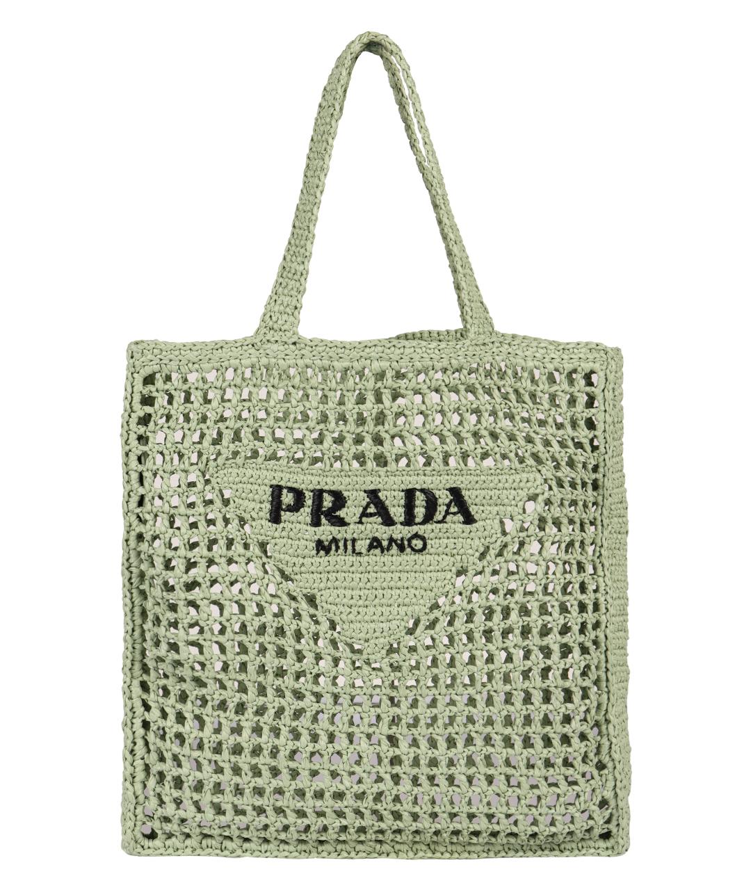 PRADA Зеленая сумка тоут, фото 1