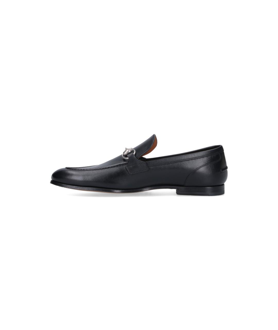 GUCCI Черные кожаные лоферы, фото 3