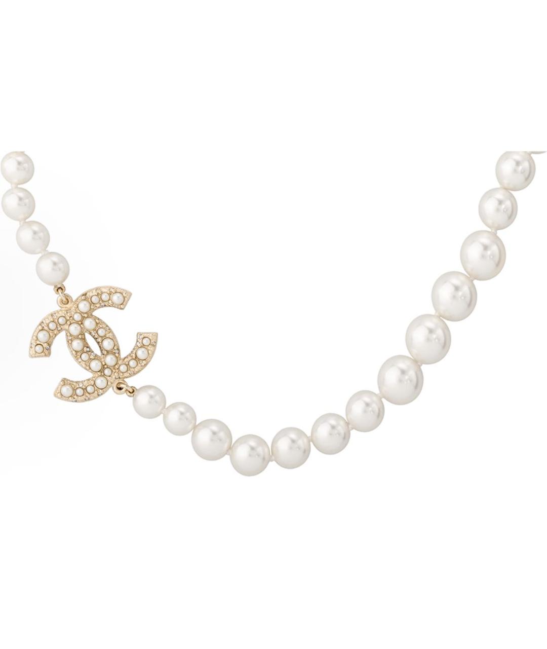 CHANEL Белая подвеска, фото 1
