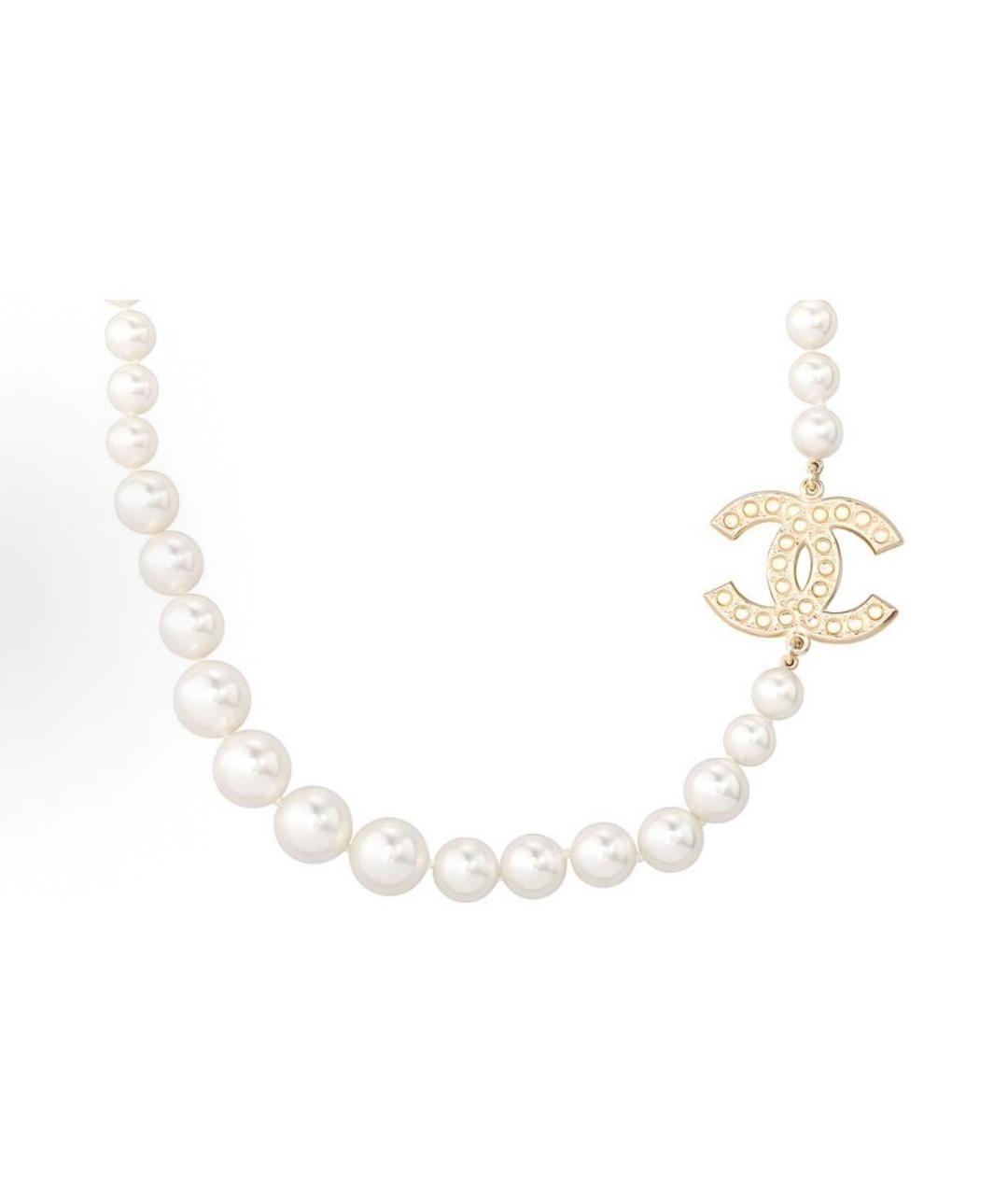 CHANEL Белая подвеска, фото 2