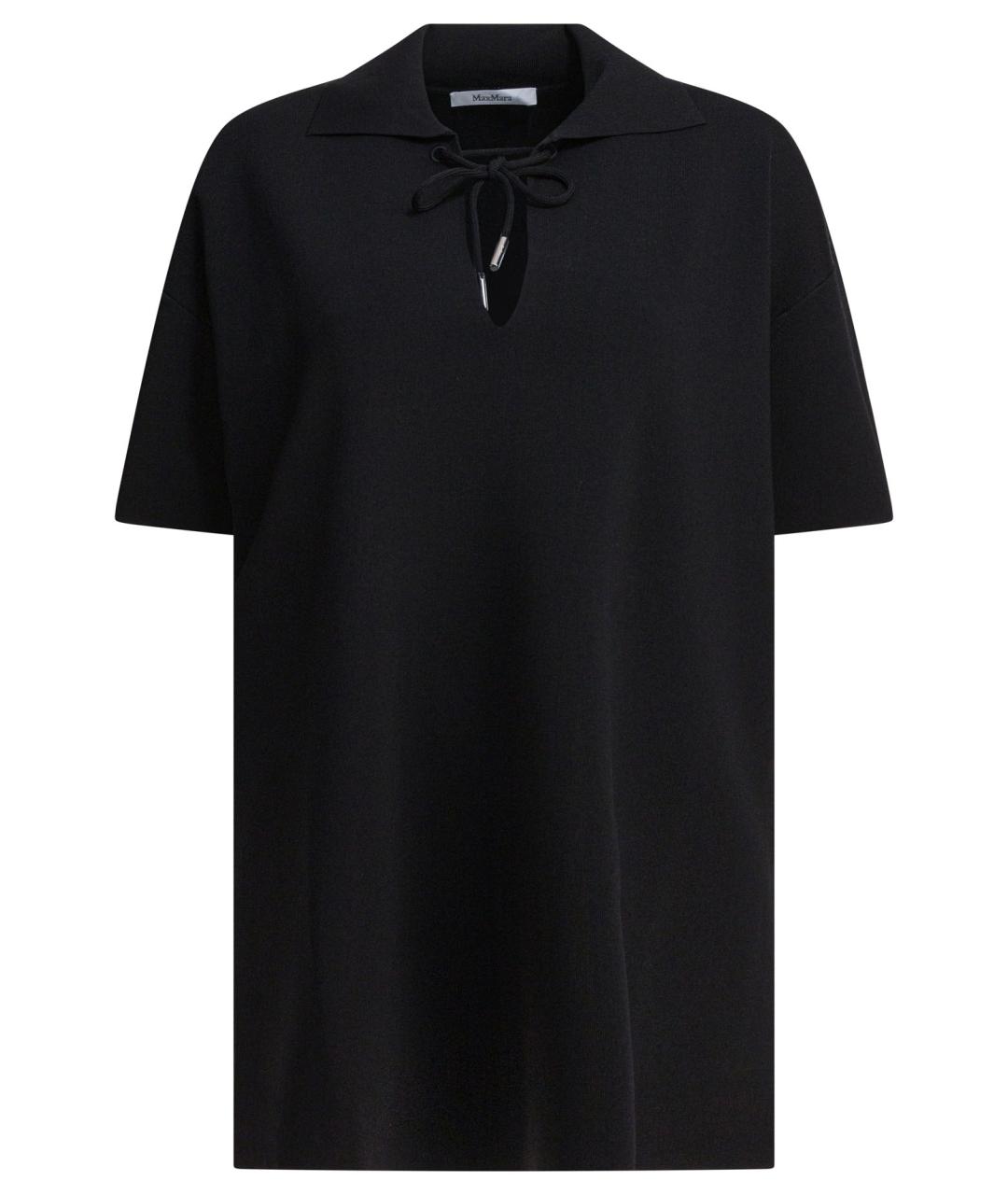 MAX MARA Черная футболка, фото 1