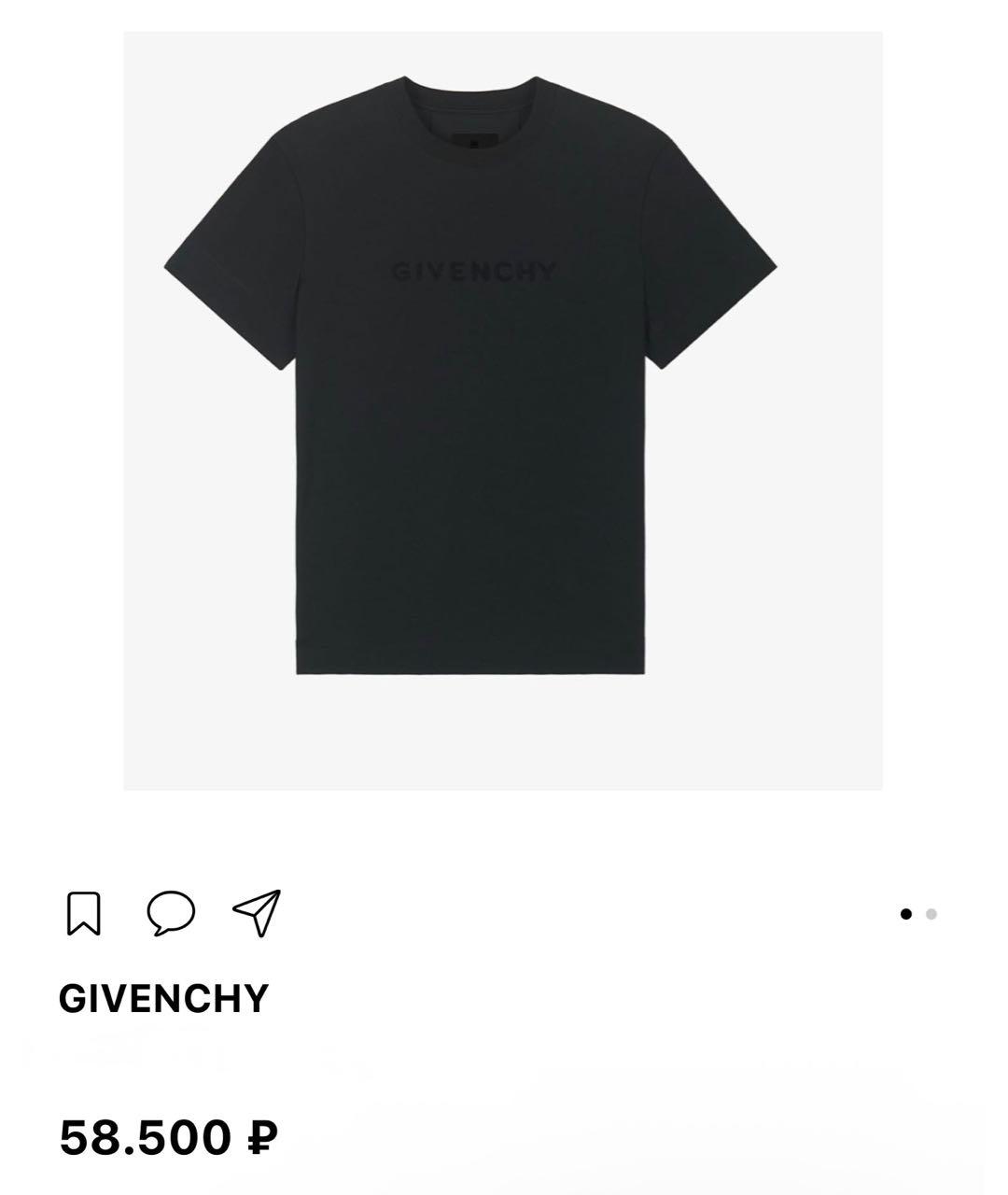 BALENCIAGA Черная хлопковая футболка, фото 4