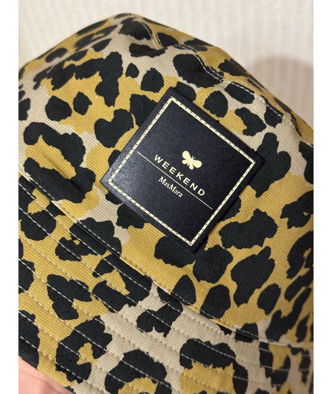 MAX MARA Коричневая хлопковая панама, фото 5