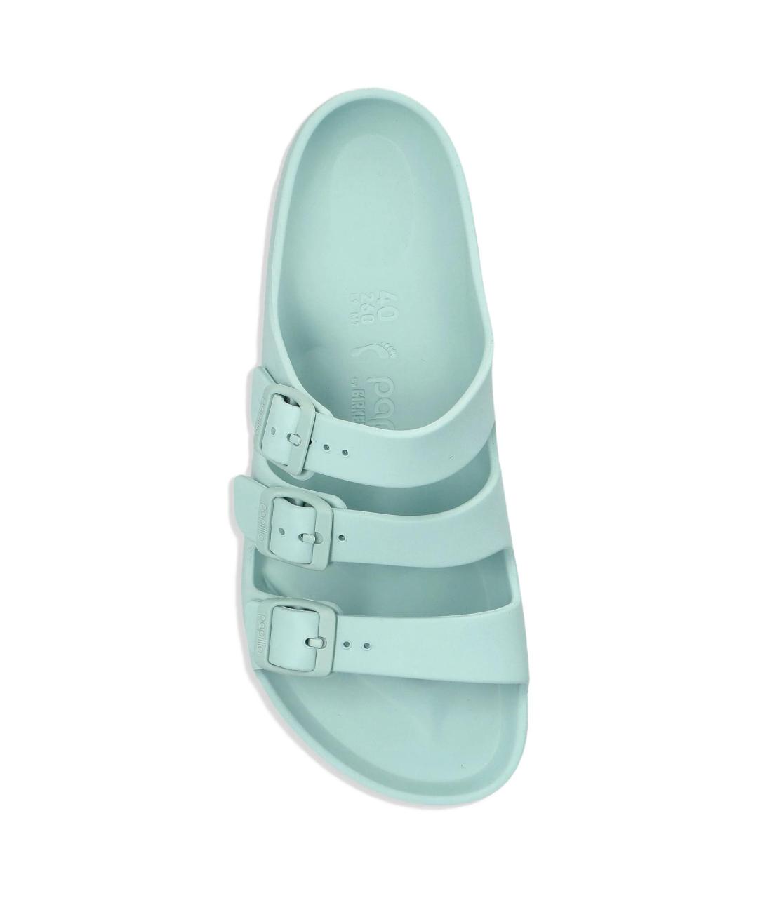 BIRKENSTOCK Бирюзовые сандалии, фото 4
