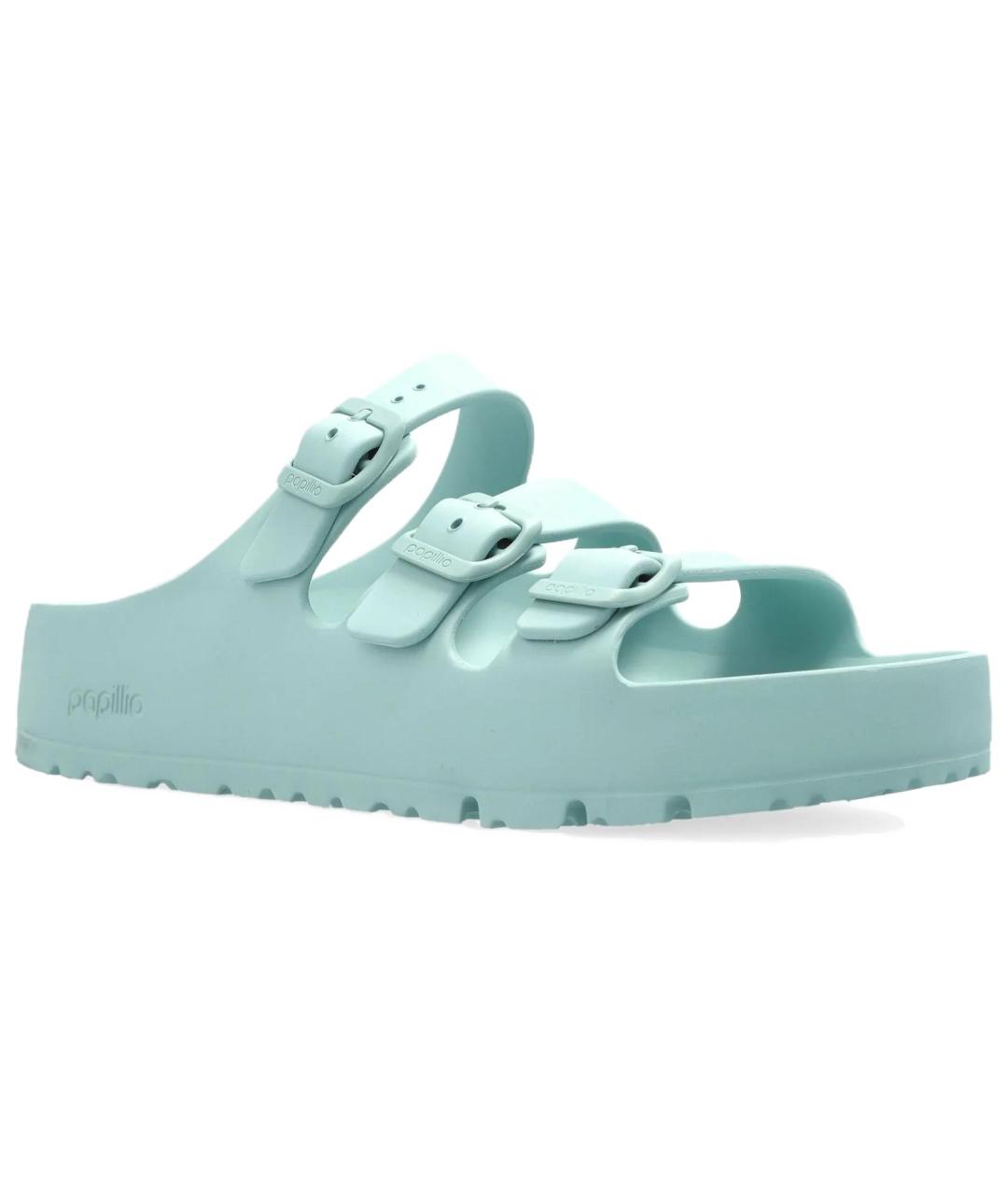 BIRKENSTOCK Бирюзовые сандалии, фото 2