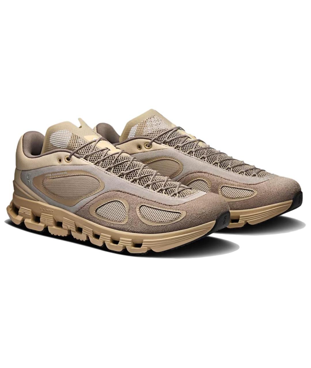 ON Бежевые низкие кроссовки / кеды, фото 3