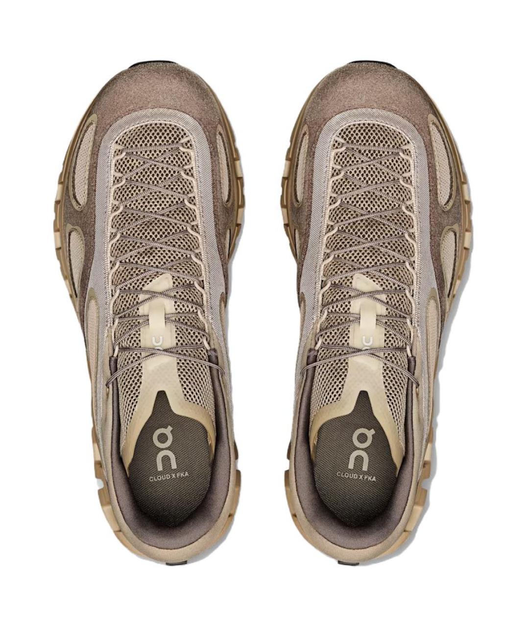 ON Бежевые низкие кроссовки / кеды, фото 4